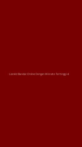 Tampilan Antarmuka Aplikasi Lion4d Bandar Online Dengan Winrate Tertinggi - 4