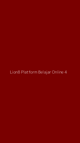 Tampilan Antarmuka Aplikasi Lion8 Platform Belajar Online - 4