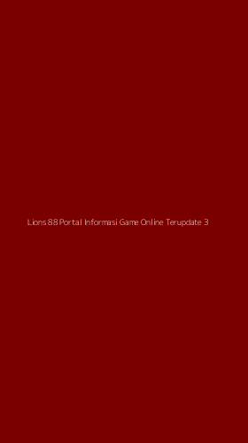 Tampilan Antarmuka Aplikasi Lions 88 Portal Informasi Game Online Terupdate - 3