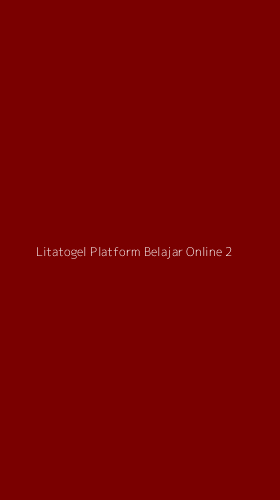 Tampilan Antarmuka Aplikasi Litatogel Platform Belajar Online - 2