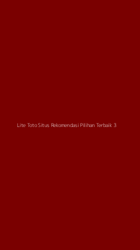 Tampilan Antarmuka Aplikasi Lite Toto Situs Rekomendasi Pilihan Terbaik - 3