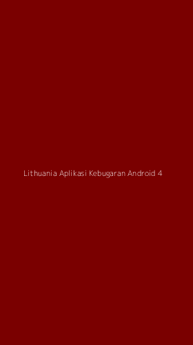 Tampilan Antarmuka Aplikasi Lithuania Aplikasi Kebugaran Android - 4