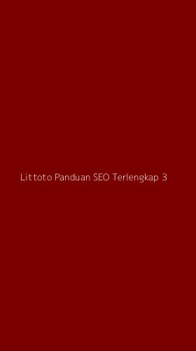 Tampilan Antarmuka Aplikasi Littoto Panduan Seo Terlengkap - 3
