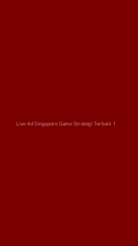 Tampilan Antarmuka Aplikasi Live 4d Singapore Game Strategi Terbaik - 1