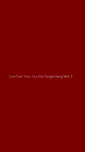 Tampilan Antarmuka Aplikasi Live Chat Toto Jitu Alat Pengembang Web - 3