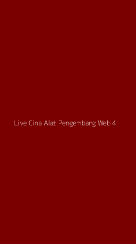 Tampilan Antarmuka Aplikasi Live Cina Alat Pengembang Web - 4