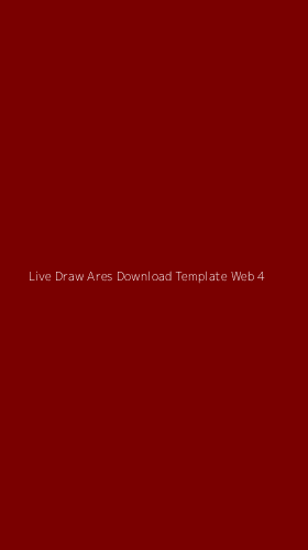 Tampilan Antarmuka Aplikasi Live Draw Ares Download Template Web - 4