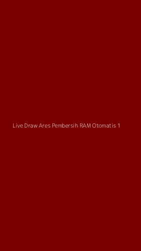 Tampilan Antarmuka Aplikasi Live Draw Ares Pembersih Ram Otomatis - 1