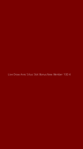 Tampilan Antarmuka Aplikasi Live Draw Ares Situs Slot Bonus New Member 100 - 4