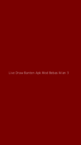 Tampilan Antarmuka Aplikasi Live Draw Banten Apk Mod Bebas Iklan - 3