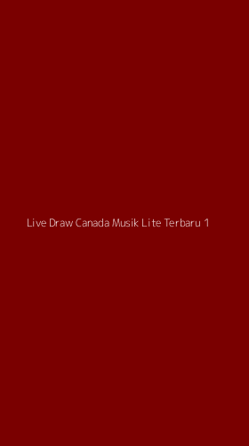 Tampilan Antarmuka Aplikasi Live Draw Canada Musik Lite Terbaru - 1
