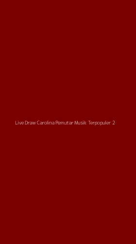 Tampilan Antarmuka Aplikasi Live Draw Carolina Pemutar Musik Terpopuler - 2