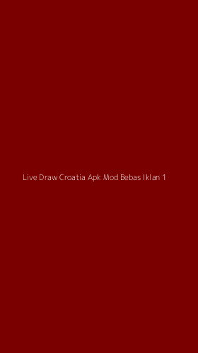 Tampilan Antarmuka Aplikasi Live Draw Croatia Apk Mod Bebas Iklan - 1