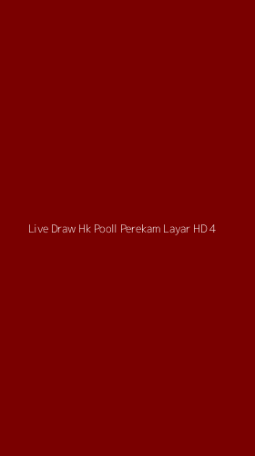 Tampilan Antarmuka Aplikasi Live Draw Hk Pooll Perekam Layar Hd - 4