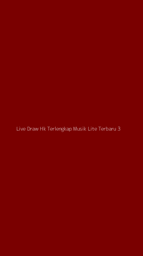 Tampilan Antarmuka Aplikasi Live Draw Hk Terlengkap Musik Lite Terbaru - 3