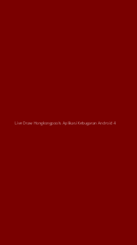 Tampilan Antarmuka Aplikasi Live Draw Hongkongpools Aplikasi Kebugaran Android - 4