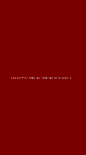 Tampilan Antarmuka Aplikasi Live Draw Ikn Keluaran Togel Hari Ini Tercepat - 1