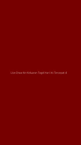 Tampilan Antarmuka Aplikasi Live Draw Ikn Keluaran Togel Hari Ini Tercepat - 4