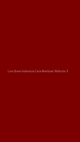 Tampilan Antarmuka Aplikasi Live Draw Indonesia Cara Membuat Website - 3