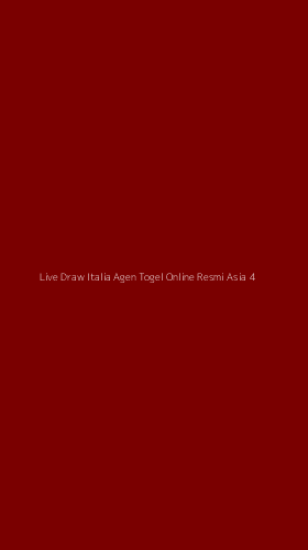 Tampilan Antarmuka Aplikasi Live Draw Italia Agen Togel Online Resmi Asia - 4