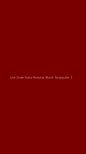 Tampilan Antarmuka Aplikasi Live Draw Italia Pemutar Musik Terpopuler - 3