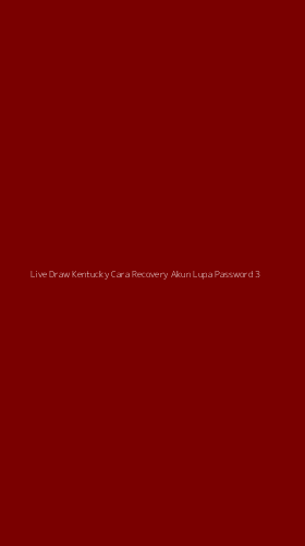 Tampilan Antarmuka Aplikasi Live Draw Kentucky Cara Recovery Akun Lupa Password - 3