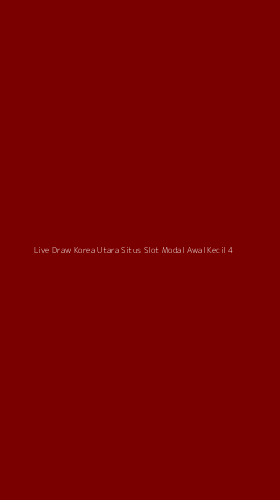 Tampilan Antarmuka Aplikasi Live Draw Korea Utara Situs Slot Modal Awal Kecil - 4