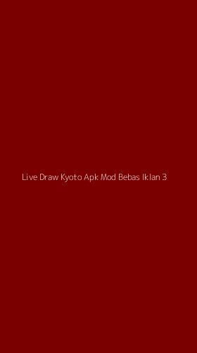 Tampilan Antarmuka Aplikasi Live Draw Kyoto Apk Mod Bebas Iklan - 3