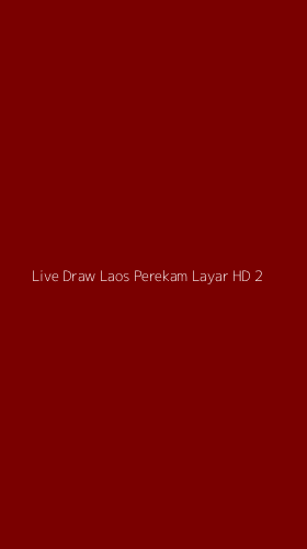 Tampilan Antarmuka Aplikasi Live Draw Laos Perekam Layar Hd - 2