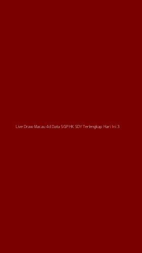 Tampilan Antarmuka Aplikasi Live Draw Macau 4d Data Sgp Hk Sdy Terlengkap Hari Ini - 3