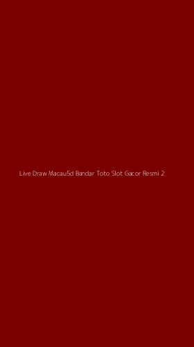 Tampilan Antarmuka Aplikasi Live Draw Macau5d Bandar Toto Slot Gacor Resmi - 2