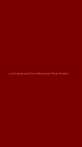 Tampilan Antarmuka Aplikasi Live Draw Macau5d Situs Rekomendasi Pilihan Terbaik - 3