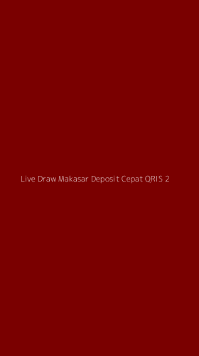 Tampilan Antarmuka Aplikasi Live Draw Makasar Deposit Cepat Qris - 2