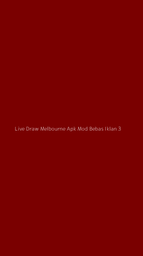 Tampilan Antarmuka Aplikasi Live Draw Melbourne Apk Mod Bebas Iklan - 3