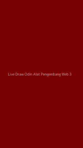 Tampilan Antarmuka Aplikasi Live Draw Odin Alat Pengembang Web - 3