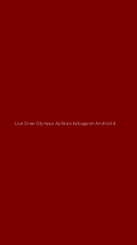 Tampilan Antarmuka Aplikasi Live Draw Olympus Aplikasi Kebugaran Android - 4