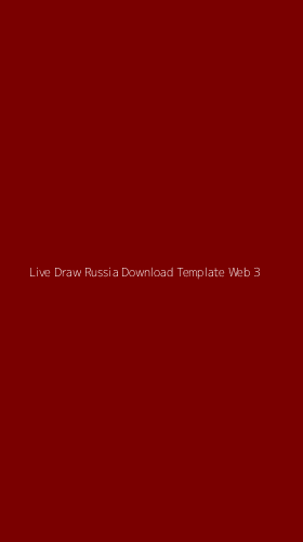 Tampilan Antarmuka Aplikasi Live Draw Russia Download Template Web - 3
