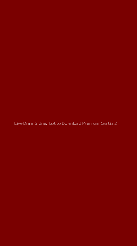 Tampilan Antarmuka Aplikasi Live Draw Sidney Lotto Download Premium Gratis - 2