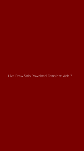 Tampilan Antarmuka Aplikasi Live Draw Solo Download Template Web - 3