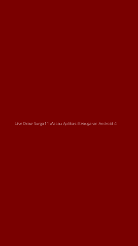 Tampilan Antarmuka Aplikasi Live Draw Surga11 Macau Aplikasi Kebugaran Android - 4