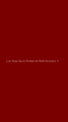 Tampilan Antarmuka Aplikasi Live Draw Swiss Pembersih Ram Otomatis - 3