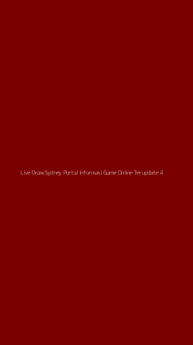 Tampilan Antarmuka Aplikasi Live Draw Sydney Portal Informasi Game Online Terupdate - 4