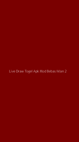 Tampilan Antarmuka Aplikasi Live Draw Togel Apk Mod Bebas Iklan - 2