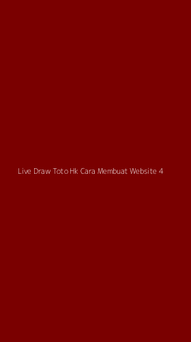 Tampilan Antarmuka Aplikasi Live Draw Toto Hk Cara Membuat Website - 4