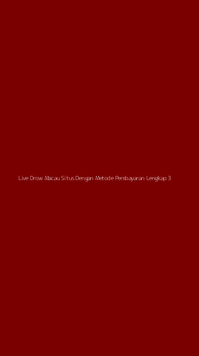 Tampilan Antarmuka Aplikasi Live Drow Macau Situs Dengan Metode Pembayaran Lengkap - 3