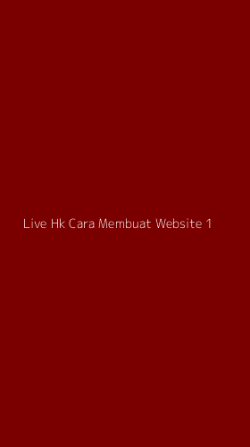Tampilan Antarmuka Aplikasi Live Hk Cara Membuat Website - 1