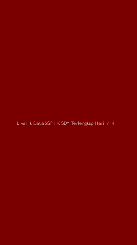 Tampilan Antarmuka Aplikasi Live Hk Data Sgp Hk Sdy Terlengkap Hari Ini - 4