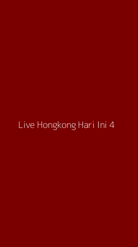 Tampilan Antarmuka Aplikasi Live Hongkong Hari Ini - 4
