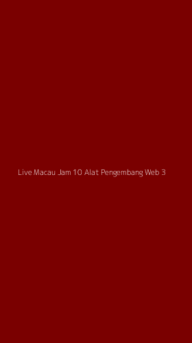 Tampilan Antarmuka Aplikasi Live Macau Jam 10 Alat Pengembang Web - 3