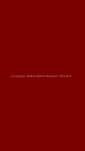 Tampilan Antarmuka Aplikasi Live Quezon Aplikasi Mobile Responsif Terbaik - 4